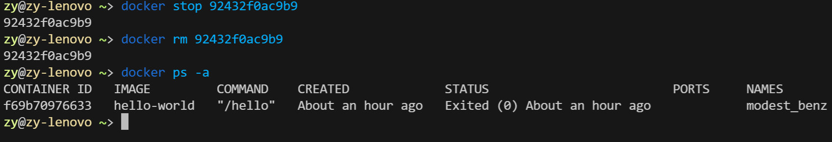 Fig.10 docker rm