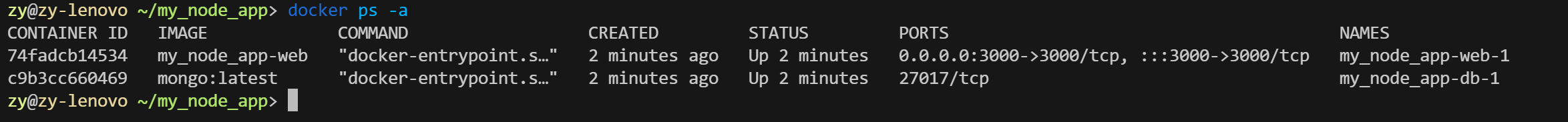 Fig.26 docker ps -a