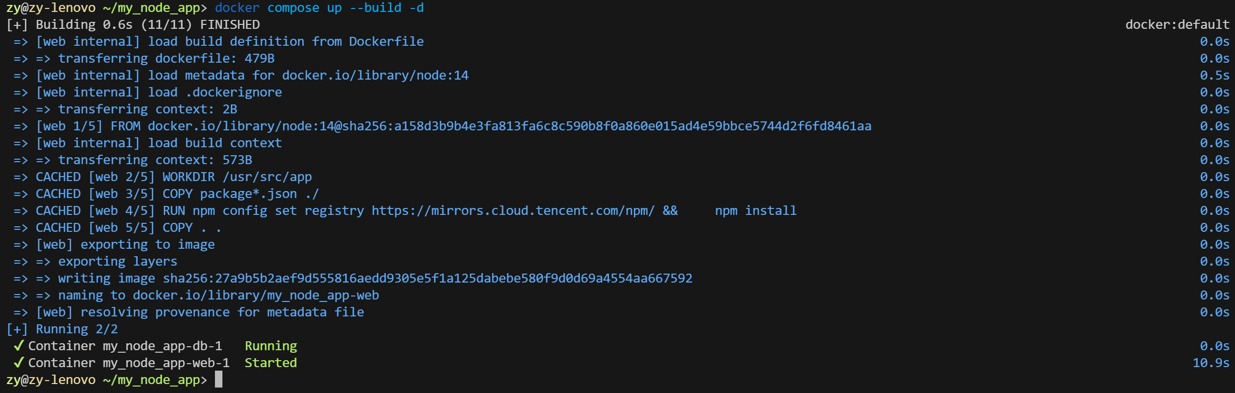 Fig.28 docker compose up --build