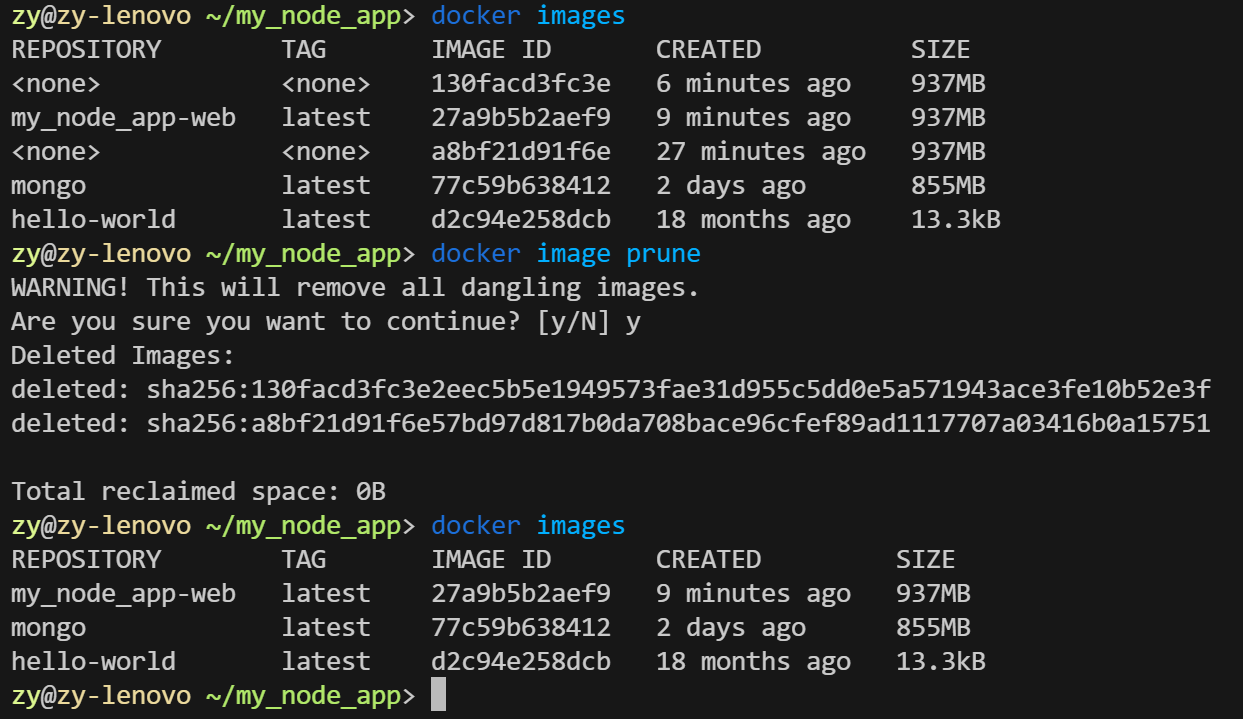 Fig.32 docker image prune