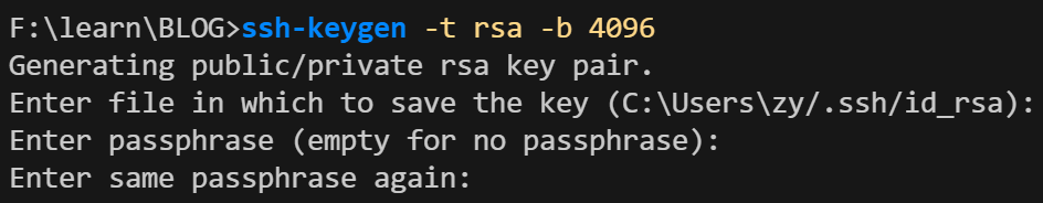 Fig.1 create SSH key